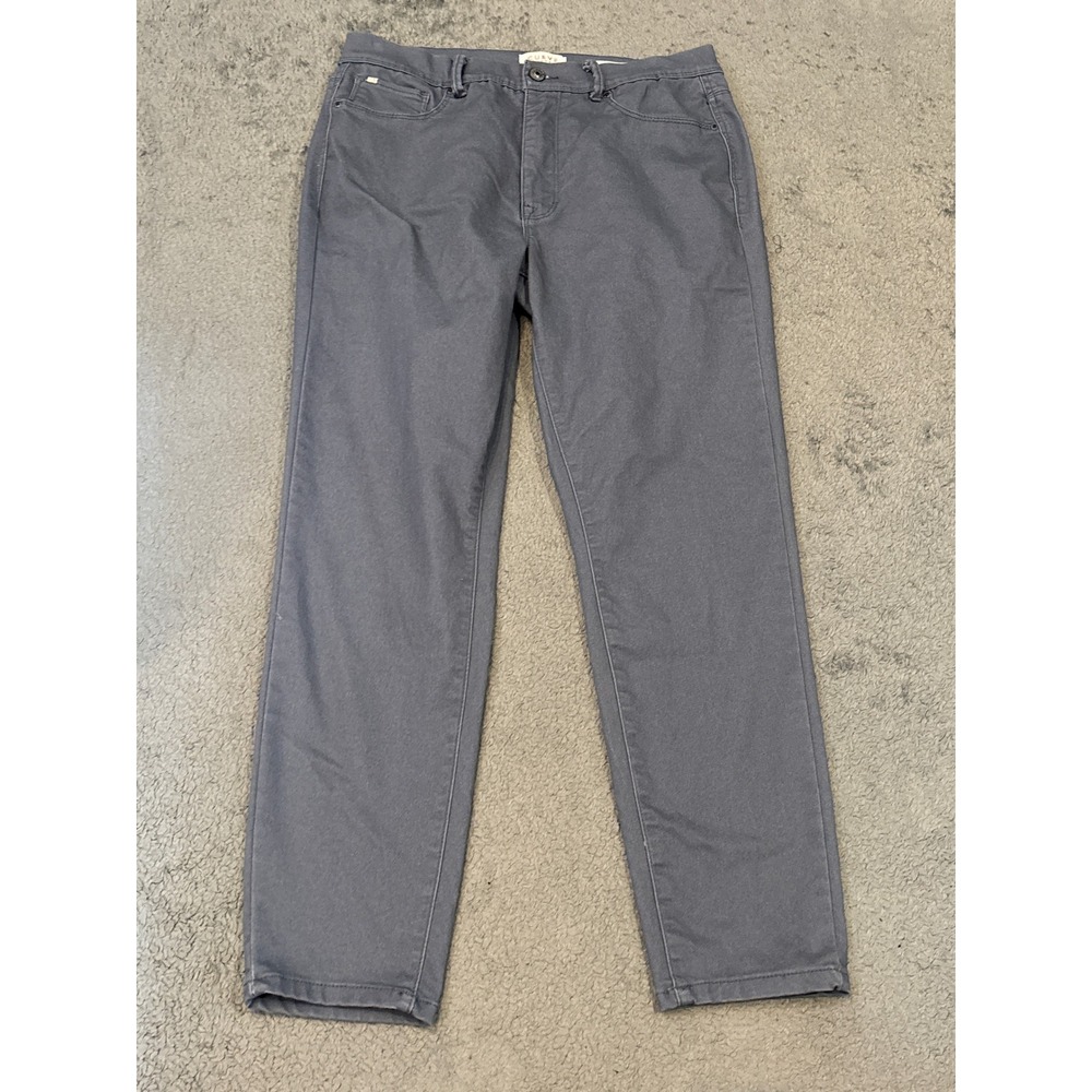Curve Appeal Minimalist Jegging Gray Stretch Skinny Pants Size 8